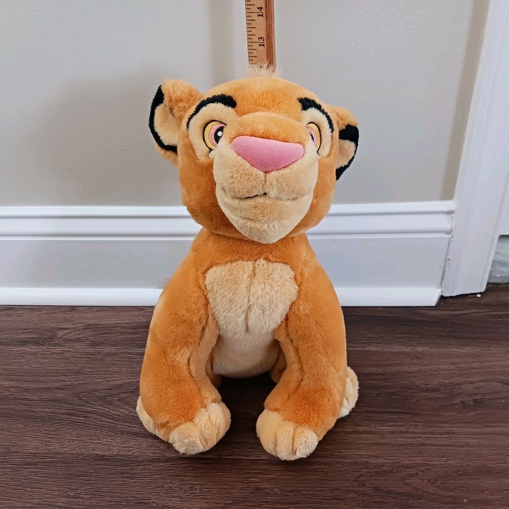 Disney Store Exclusive The Lion King Simba Cub Plush Stuffed Animal 12"